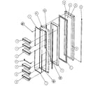 Amana SC25H freezer door diagram