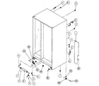 Amana SC25H rollers and back unit diagram