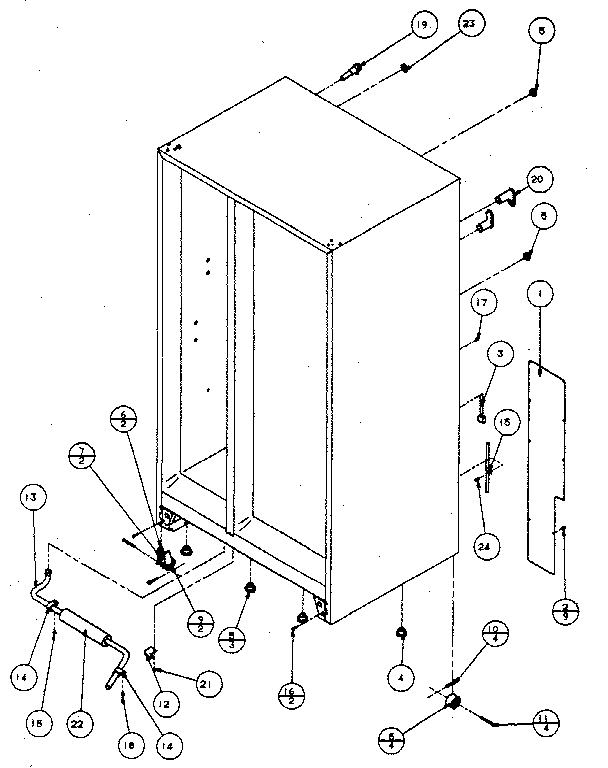 Rollers and back unit