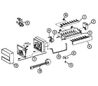 Amana SC25H 8 cube compact ice maker diagram