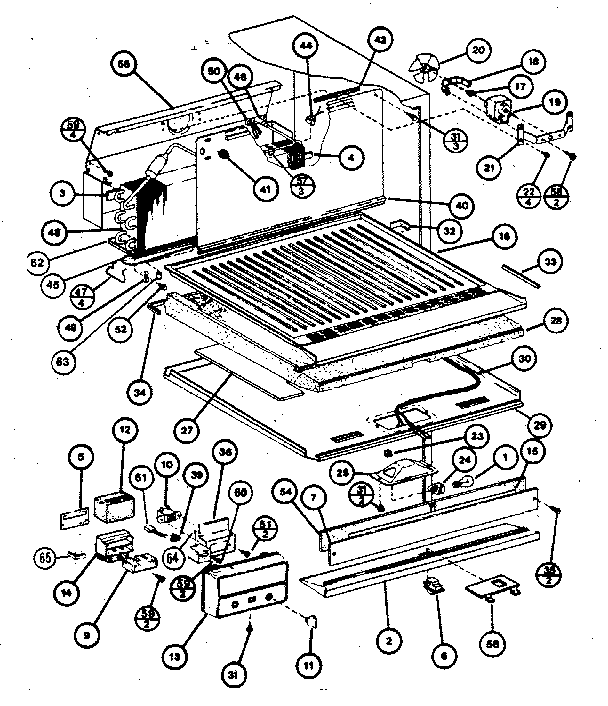 Refrigerator freezer functional