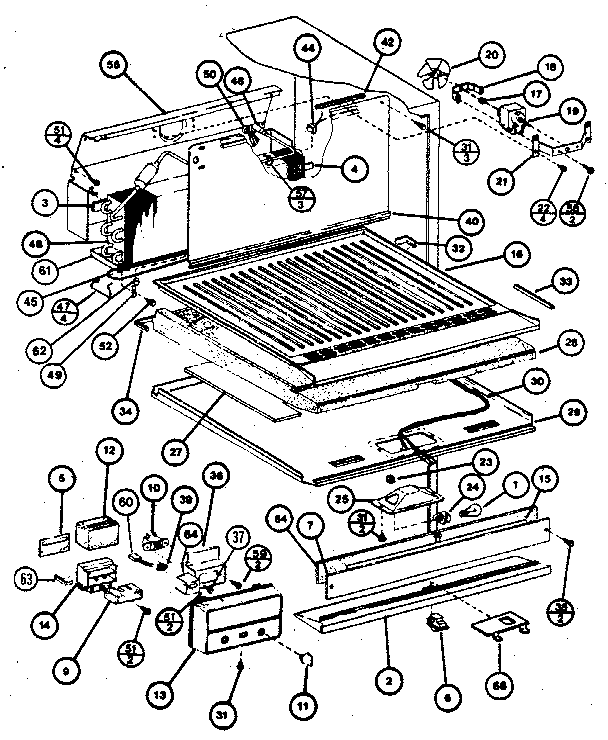 Refrigerator freezer functional