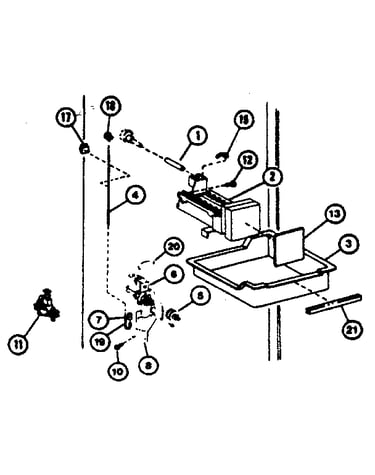Add on ice-maker