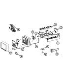 8 cube compact ice maker - assembly no. d7767601