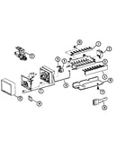 8 cube compact ice maker - assembly no. d7824701