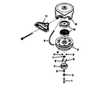 Craftsman 143796112 rewind starter no. 590630 diagram