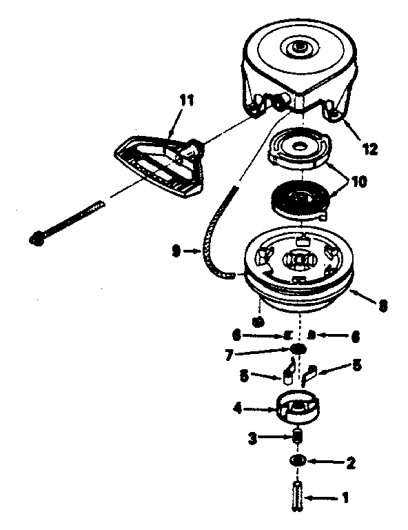 Rewind starter no. 590630