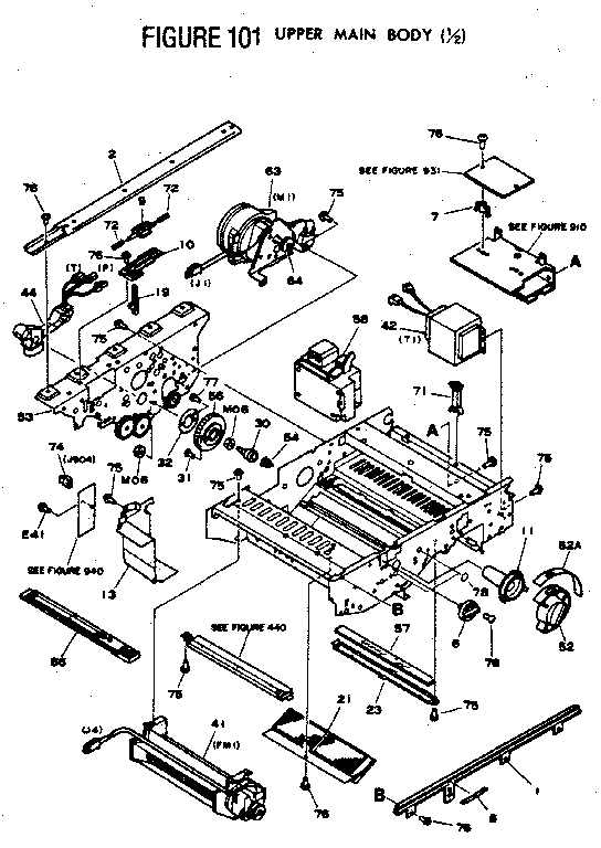 FIGURE 101 UPPER MAIN BODY (1/2)