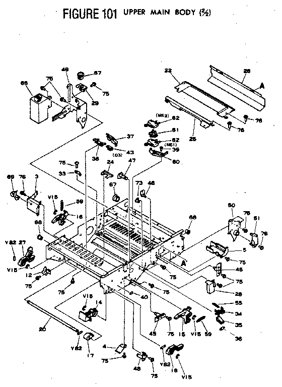 FIGURE 101 UPPER MAIN BODY (2/2)