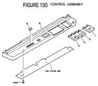 Sears 705PC-24 figure 130 control assembly diagram