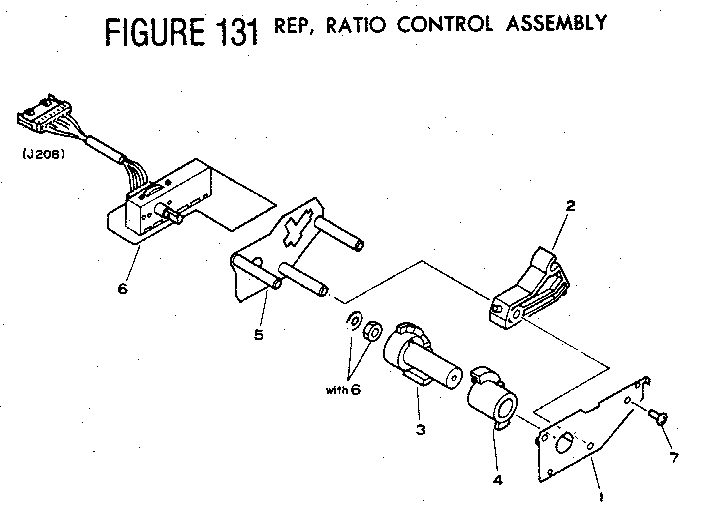 FIGURE 131 REP, RATIO CONTROL ASSEMBLY