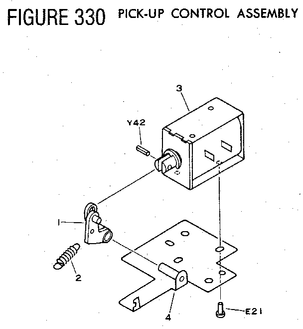 Figure 330 pick-up control assembly