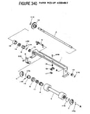 Figure 340 paper pick-up assembly