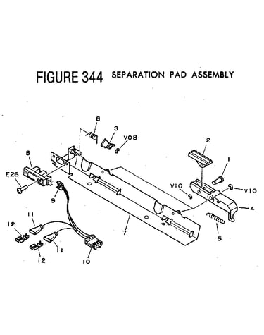 Figure 344 separation pad assembly