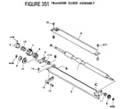 Sears 705PC-24 figure 351 transfer guide assembly diagram