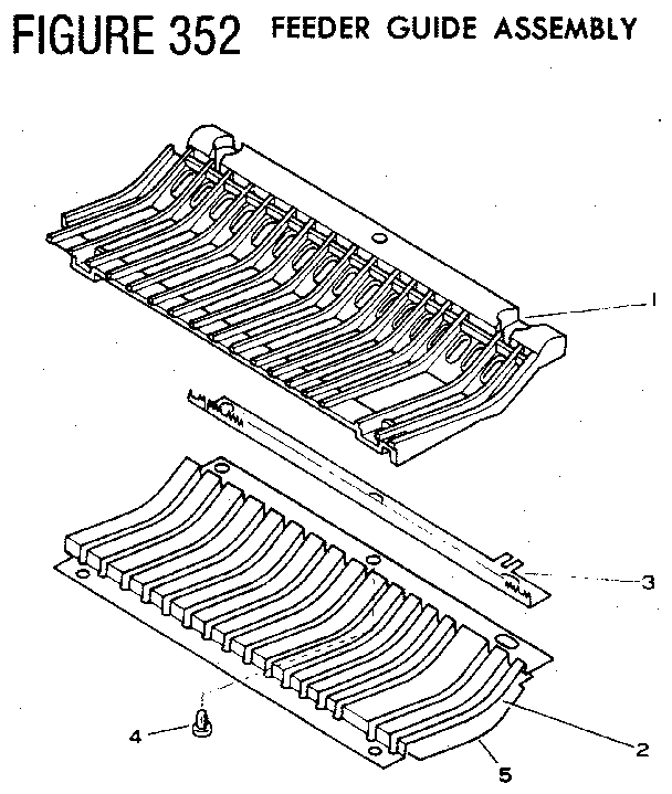 FIGURE 352 FEEDER GUIDE ASSEMBLY