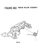 Figure 360 feeder roller assembly