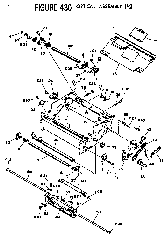 FIGURE 430 OPTICAL ASSEMBLY (1/2)