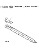 Figure 580 transfer corona assembly