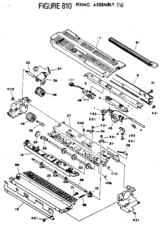 FIGURE 810 FIXING ASSEMBLY (1/2)