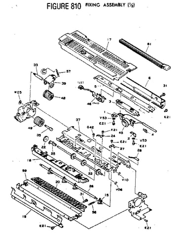 Figure 810 fixing assembly (1/2)