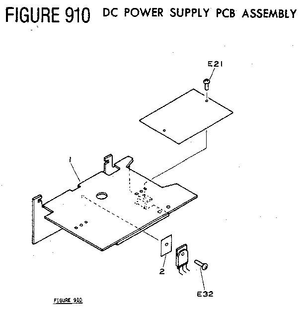 FIGURE 910 DC POWER SUPPLY PCB ASSEMBLY