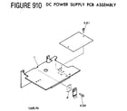 Sears 705PC-24 figure 910 dc power supply pcb assembly diagram