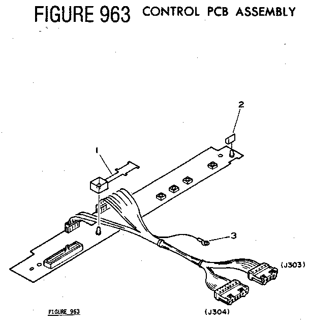 FIGURE 963 CONTROL PCB ASSEMBLY