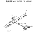Sears 705PC-24 figure 963 control pcb assembly diagram
