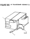 Figure 980 hv transformer assembly (1/2)