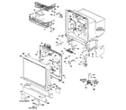 GE GSM603G-01 tub and door assembly diagram