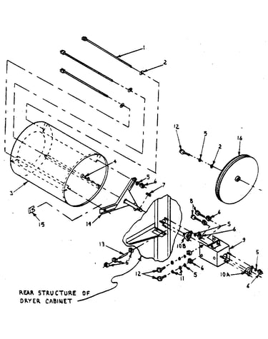 Cylinder, trunnion & bearing assembly