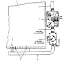 Kenmore 761ID31.4V top view of single burner box assy. diagram