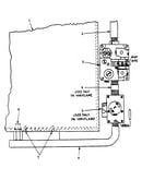 Top view of single burner box assy.
