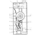 Kenmore 761ID26.3G cabinet rear diagram
