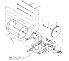 Kenmore 761ID26.3G cylinder, trunnion & bearing diagram