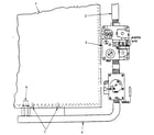 Kenmore 761ID26.3G top view of single burner diagram