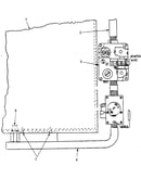 Top view of single burner
