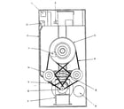 Kenmore 761ID51.4G cabinet rear diagram