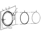 International Dryer ID51.4G main door assembly diagram