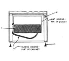 International Dryer ID51.4G btm. frnt. of cabinet w/lint door removed diagram