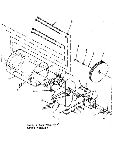 Cylinder, trunnion & bearing