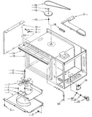 Microwave cabinet and stirrer