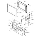 Kenmore 6659898990 microwave door and latch diagram