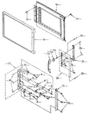 Microwave door and latch