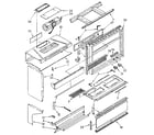 Kenmore 6659898990 cabinet and air flow diagram