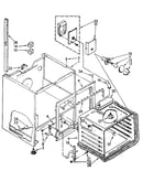 Lower electric oven body