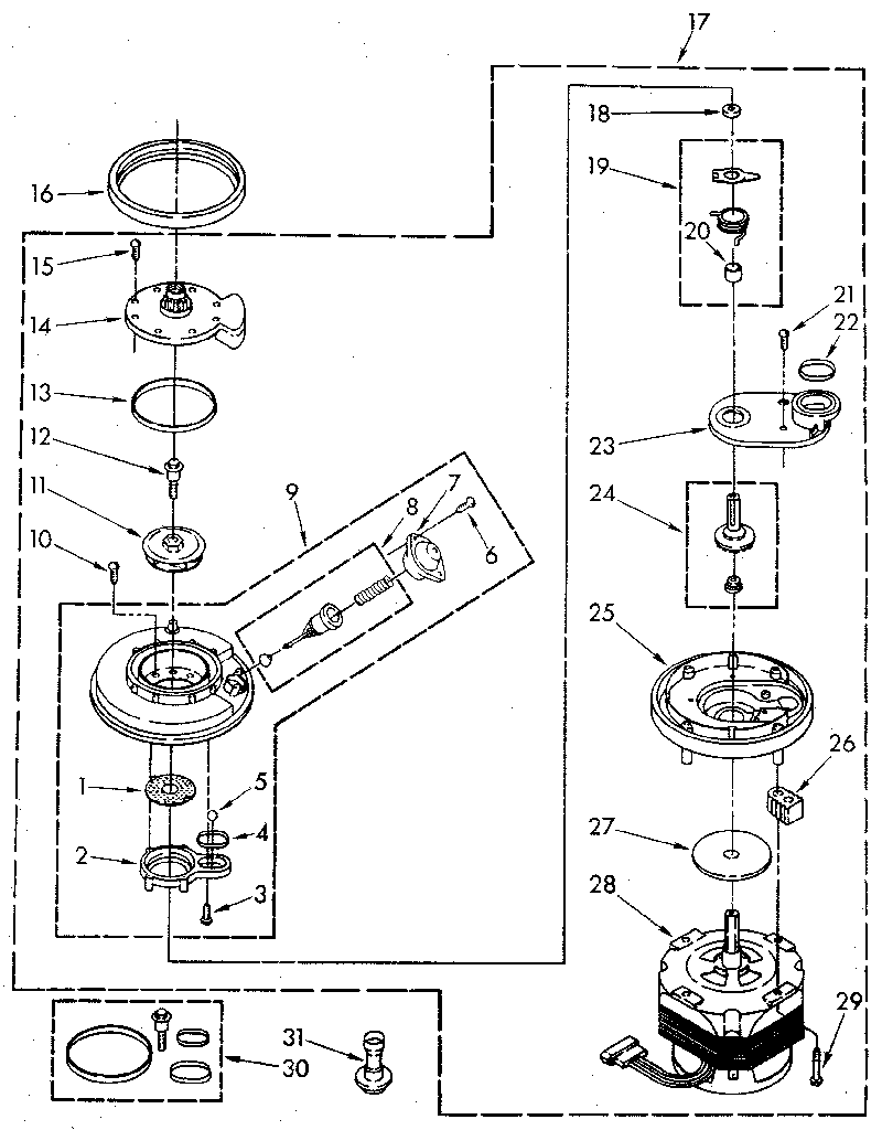 Pump and motor