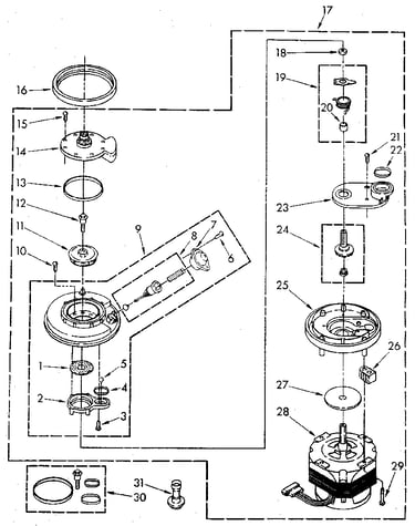 Pump and motor