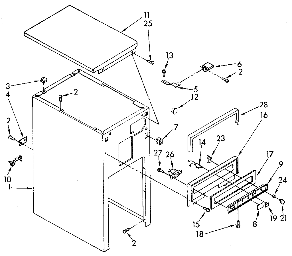 Cabinet and control